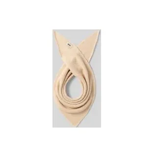 Dreieckstuch mit Woll-Anteil, Offwhite Melange, 1