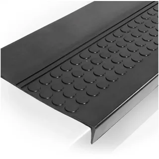 ANRO Stufenmatte 30 x 60 cm Schwarz