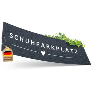 ElbFuchs Fußmatte Schuhparkplatz, Waschbare & Rutschfeste Indoor-Schuhmatte, Schmutzfangmatte für Flur & Eingang 120 cm x 40 cm