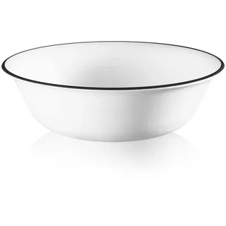 CORELLE Müslischale Cusco, Vitrelle-Glas, weiß, spülmaschinenfest | Suppenschale, dreifach gepresstes Spezialglas, backofenfest bis 175°C, mikrowellengeeignet, gefrierfest