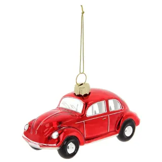 BRISA VW Collection - Käfer Weihnachtsschmuck Dekoration | Rot