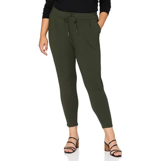 VERO MODA Stoffhose Elegante Stretch Business Pants Lockere Hose mit Kordelzug VMEVA, Farben:Grau,Größe Damen:L/L30,Z - Länge L30/32/34/36/38:L30