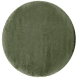 Luxor Living Teppich Loano dunkelgrün 80 cm rund