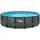488 x 122 cm Rattan-Optik grau