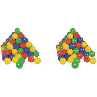 KNORRTOYS.COM 56890 Bälleset ca. Ø7 cm-200 Balls/Colorful, Bunt