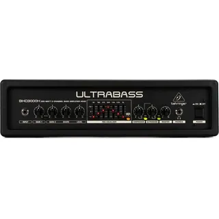 Behringer ULTRABASS BXD3000H Ultraleichtes 300-Watt-2-Kanal-Bassverstärker-Topteil mit FBQ-Spektrumanalysator, Ultrabass-Prozessor und Kompressor