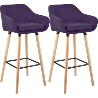 CLP Barhocker Grant 55 x 99 x 46 cm Lila