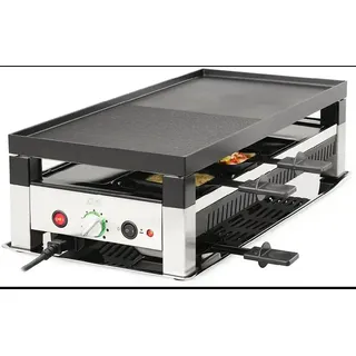 Solis Raclette, Raclette-, Grill- und Crêpe-Funktion