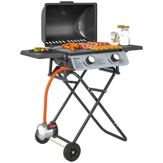 Outsunny Gasgrill schwarz