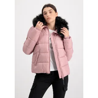 Winterjacke ALPHA INDUSTRIES "ALPHA Women - Cold Weather Jackets" Gr. S, silberfarben (silver pink) Damen Jacken Winterjacken