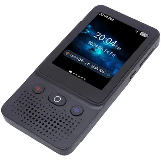 Tragbarer Sprachübersetzer, 138 Sprachen, 1 GB, 8 GB, 7,6 cm (3,0 Zoll), Touchscreen-WLAN für ChatGPT, ideal für Reisen, Einkaufen und Geselligkeit mit klarer Sprachausgabe