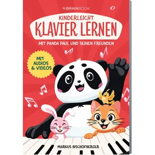 BrainBook Verlag Kinderleicht Klavier lernen mit Panda Paul und seinen Freunden