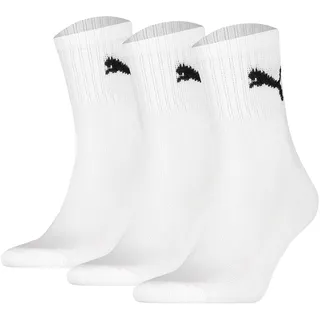 Puma Short Crew 3er Pack white 39-42