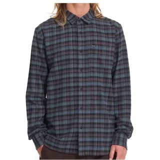 Volcom - Caden Plaid L/S - Hemd Gr M blau