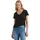 DENIM aus Bio-Baumwolle mit V-Ausschnitt schwarz Black XXS XXS
