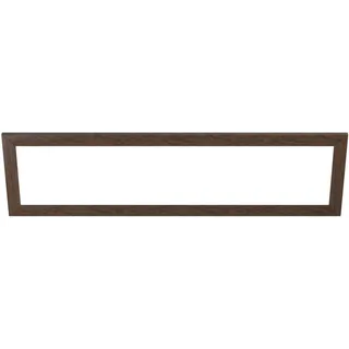 EGLO Deko-Rahmen aus Holz, Zubehör für LED Panel Salobrena 120 x 30 cm, rechteckiger Holz-Rahmen in Dunkel-Braun