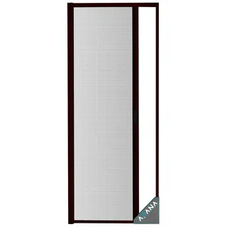 APANA Insektenschutz-Tür Fliegengitter Insektenschutz Tür Rollo Schiebetür Insektenschutzrollo, Selbstbausatz 120 cm x 220 cm