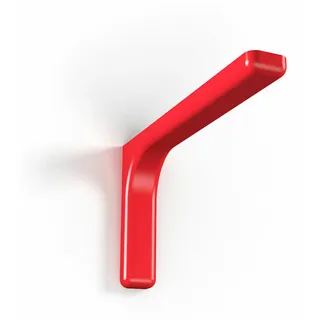 Paket 2 Verchromte Zinkstahl -stützklammern Mit Plastischer Abdeckung Zum Befestigen Der Wandregale - Red18 Cm