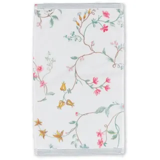 Pip Le Fleurs Waschhandschuh Gästetuch Handtuch Duschtuch, weiß, Größe:Gästetuch 30 x 50 cm