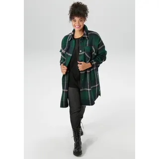 aniston plus Aniston PLUS, Langjacke in check grün-blau-beige | Gr.: 44,