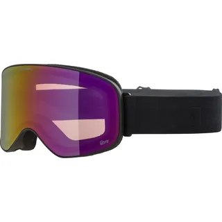 Alpina Slope Q-Lite Skibrille (Größe One Size, schwarz)