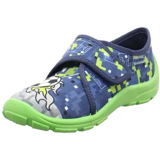 Fischer Markenschuh Hausschuhe Blau 29