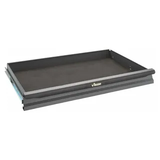 Flache Schublade V1905, Stahl, 1 Stück, 17,2 x 34,5 x 3,5 cm - Grau