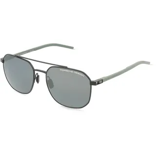 Porsche Design P8988 Herren-Sonnenbrille Vollrand Pilot Metall-Gestell, schwarz