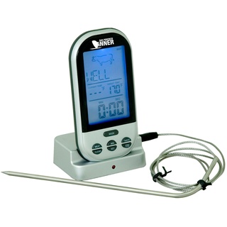 Funk-Bratenthermometer WS 1050 mit Temperaturalarmfunktion