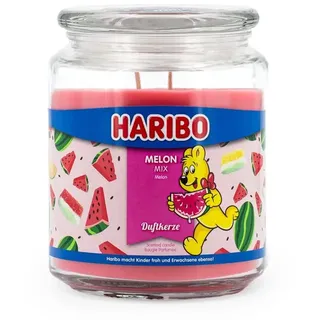 Haribo Duftkerze TM Grün,Rot,Transparent