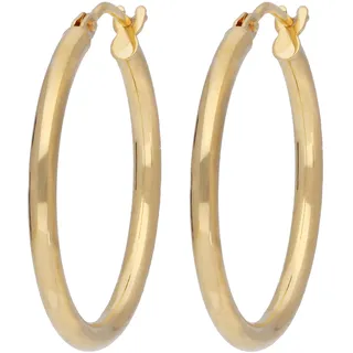 FIRETTI Creolen Schmuck Geschenk Gelbgold 375 20