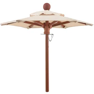 anndora Mini Tisch Sonnenschirm Dekoschirm 100 cm rund - 1 m rund
