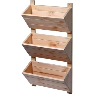 Dobar Wandbeet 3-stufig 38 x 17,5 cm Natur