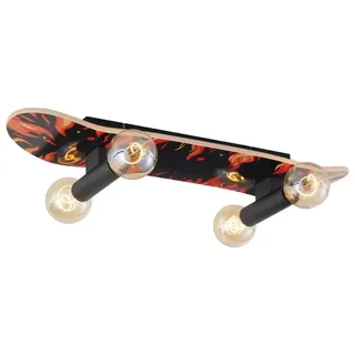 QAZQA Skateboard (80) Schwarz