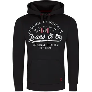 Riverso RIVArmin Kapuzenpullover Schwarz L