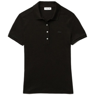 Lacoste Poloshirt Slim Fit LACOSTE Poloshirt aus Stretch-Baumwoll-Piqué Shirt Damen schwarz 44