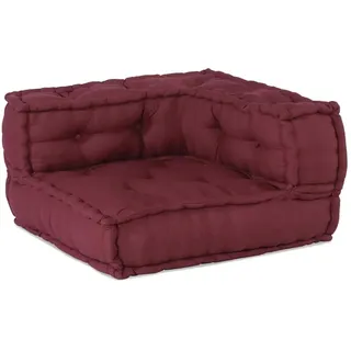 vidaXL Pouf Modular 140 x 36 x 70 cm Kastanienbraun