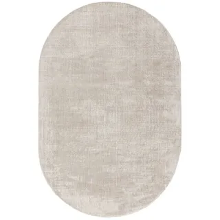 Teppich Nova, benuta, oval, Höhe: 6 mm, Kunstfaser, Berber, Ethno-Style, Wohnzimmer grau