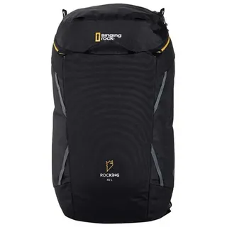 Singing Rock Rocking 40L Rucksack Schwarz/Gelb