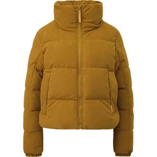 QS Wattierte Cordjacke Damen Gelb XXL