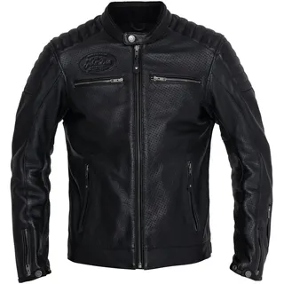 John Doe Lederjacke Schwarz L