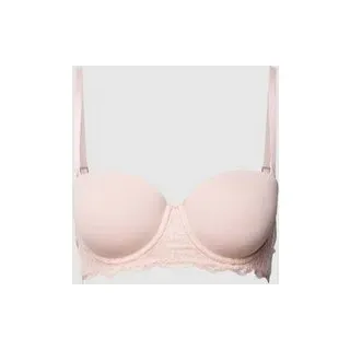 Schalen-BH mit Spitzenbesatz Modell 'CAMILA', Altrosa, 75C
