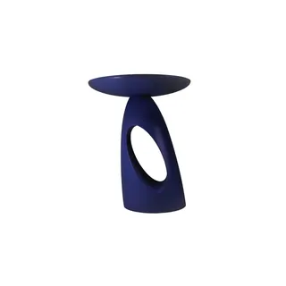Beistelltisch   , blau , Maße (cm): B: 32 H: 40