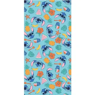Disney Strandtuch Stitch Kinder Badetuch für Strand und Schwimmbad 70x140 cm