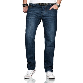 Alessandro Salvarini Comfort-fit-Jeans ASMarco mit geradem Bein blau W38 L36