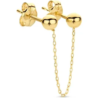Jackie Gold Jackie JKS23.309 Dames Enkele Oorsteker Goud - 32mm JKS23.309 Ohrstecker