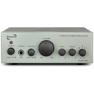 Dynavox Stereo-Verstärker x Silber