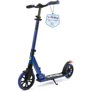 Kinderstep Aluminium Step für Kinder und Jugendliche mit verstelbarem T-Bar Lenkrad und Aluminium Antislip Boden - Blau
