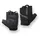 Premium Radhandschuhe kurz schwarz