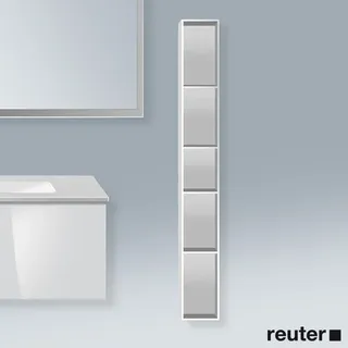 Duravit L-Cube Regalelement vertikal, 5 Fächer, 180x180x1400mm, LC120602222,
